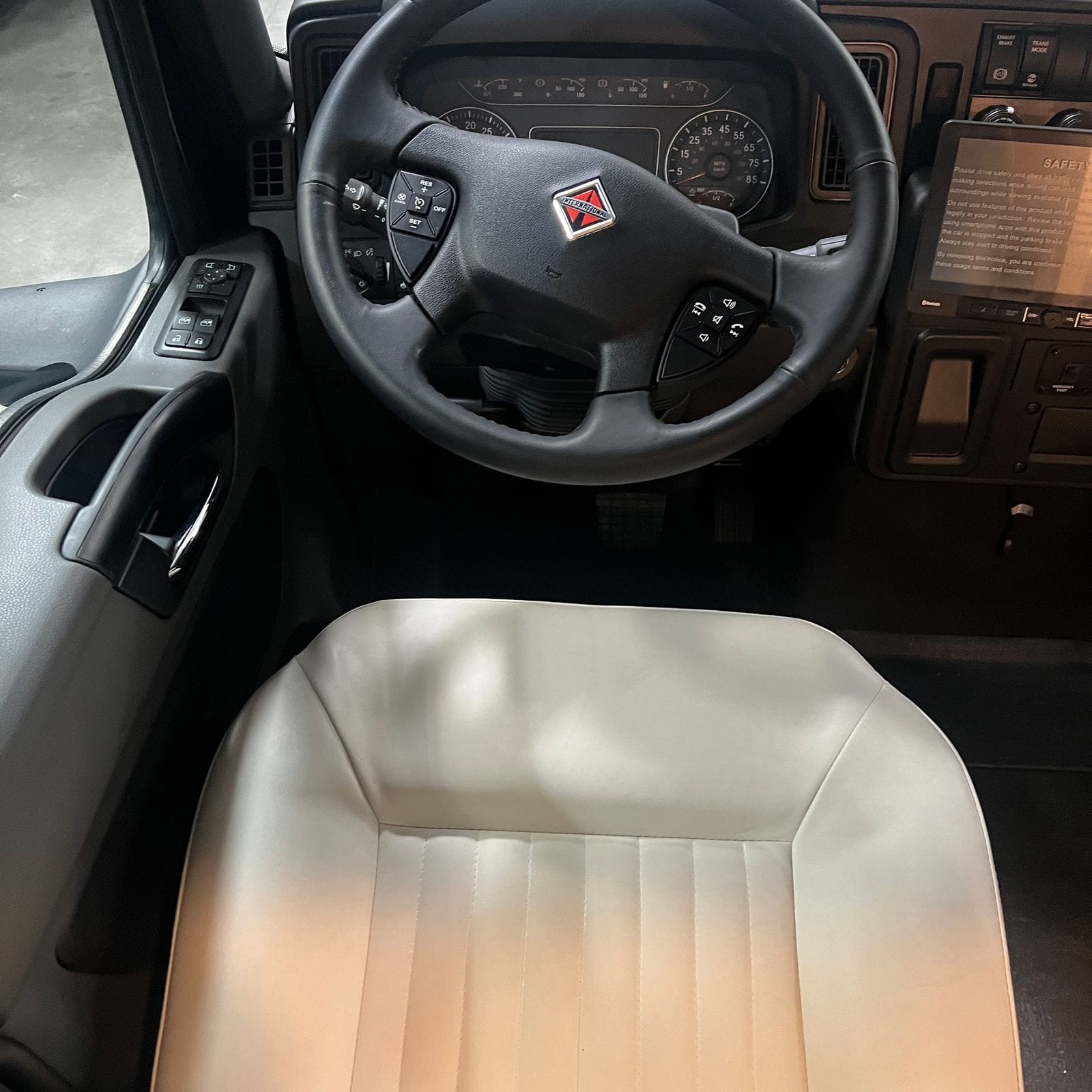 2027 Nexus Ghost 36DS cockpit dash and steering wheel