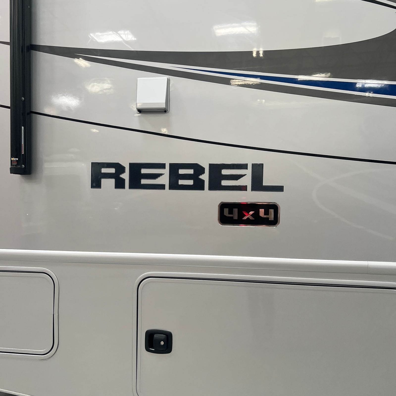 2027 Nexus Rebel 34R Chevrolet Silverado 6500HD chassis badge