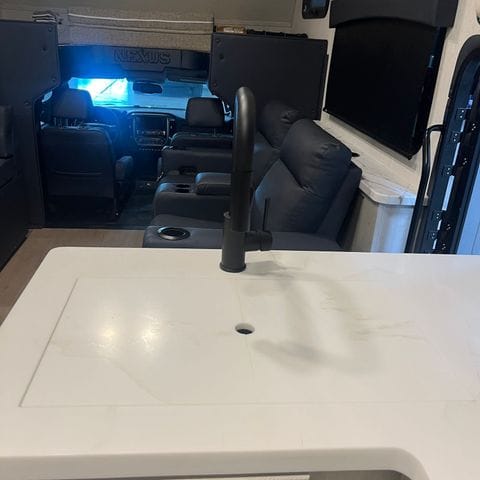 2027 Nexus Rebel 34R kitchen sink and faucet - thumbnail