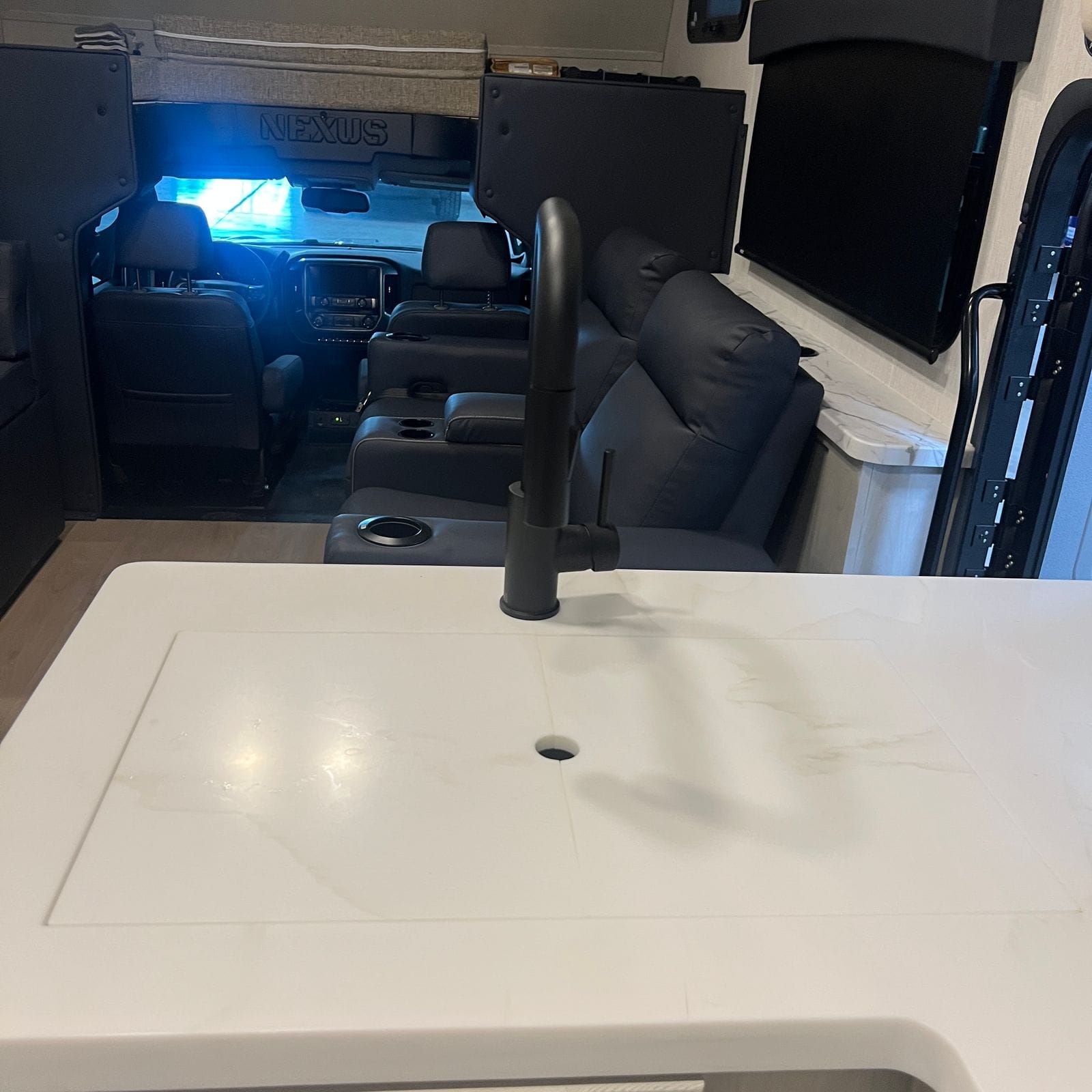 2027 Nexus Rebel 34R kitchen sink and faucet
