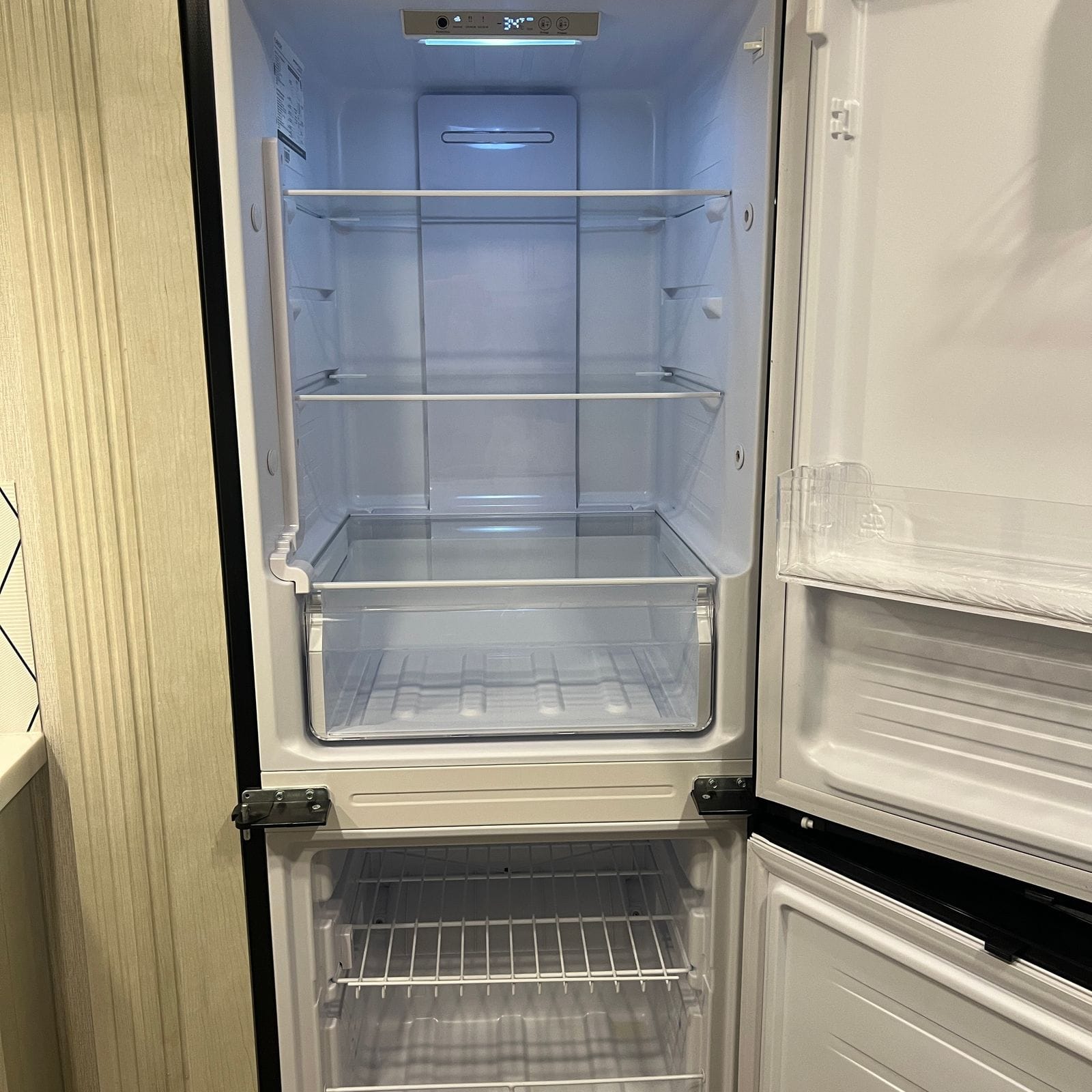 2027 Nexus Rebel 34R refrigerator interior