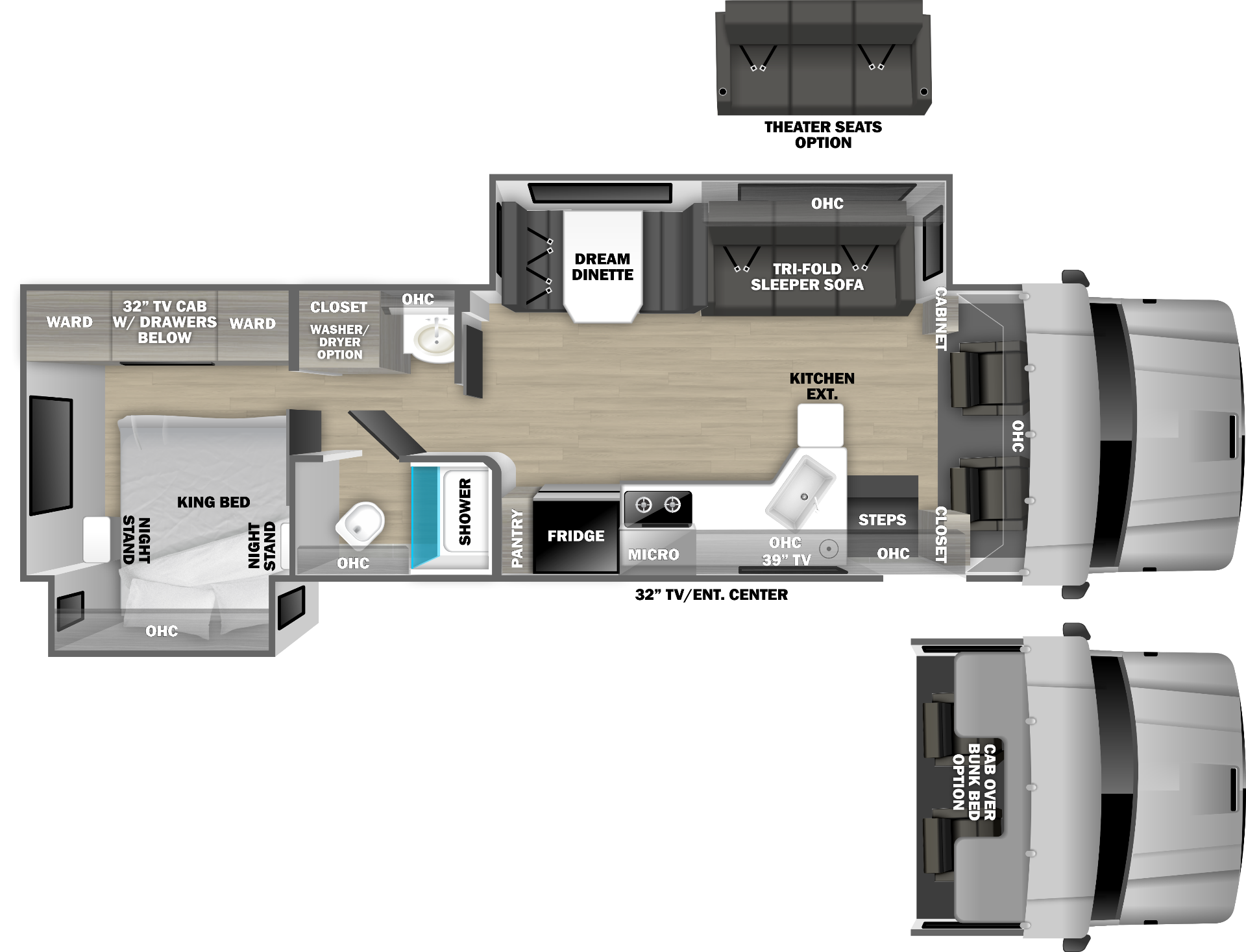Dynamax DynaQuest XL 3400KD floor plan