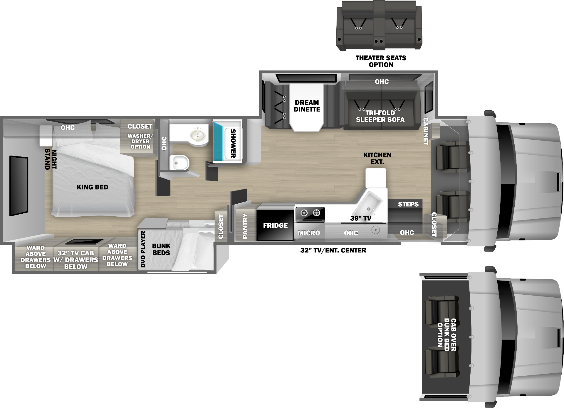 Dynamax DynaQuest XL 3700BD floor plan