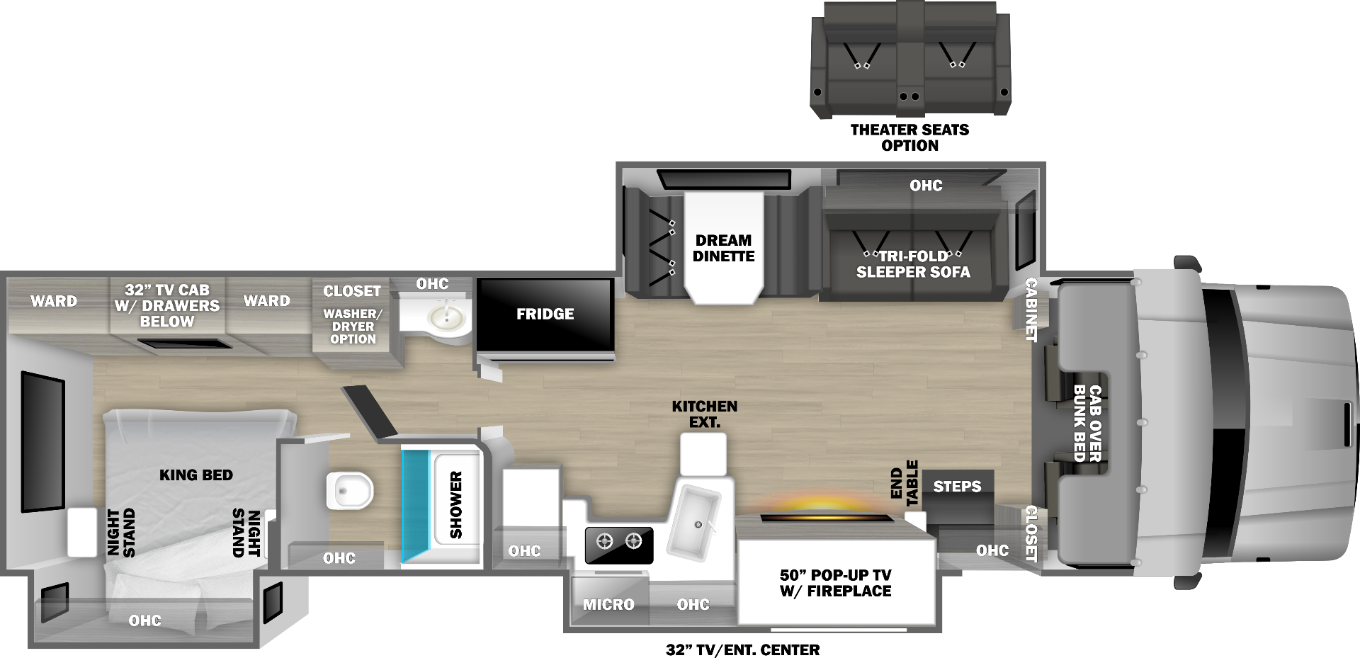 Dynamax DynaQuest XL 3801TS floor plan