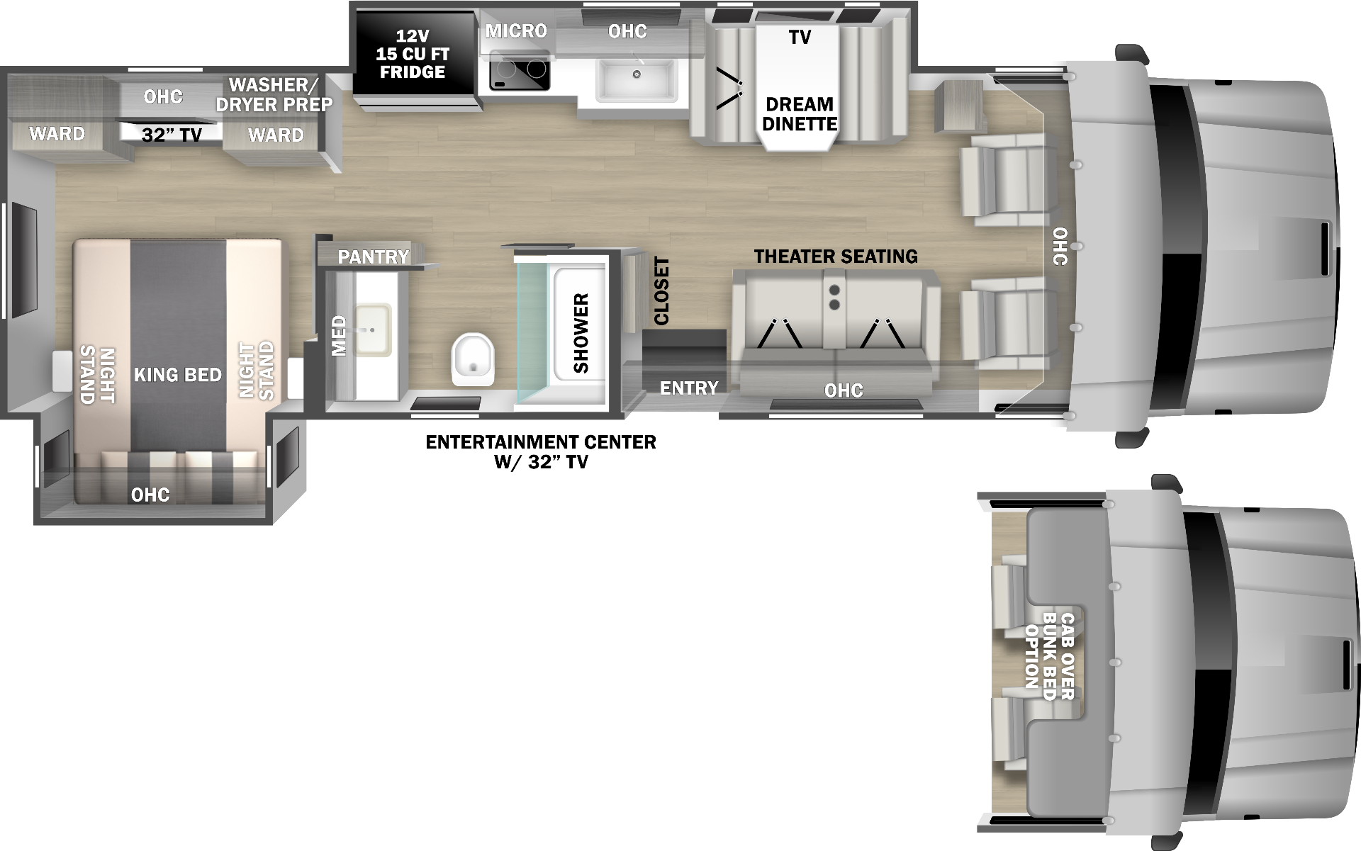 Dynamax Europa 32KD floor plan