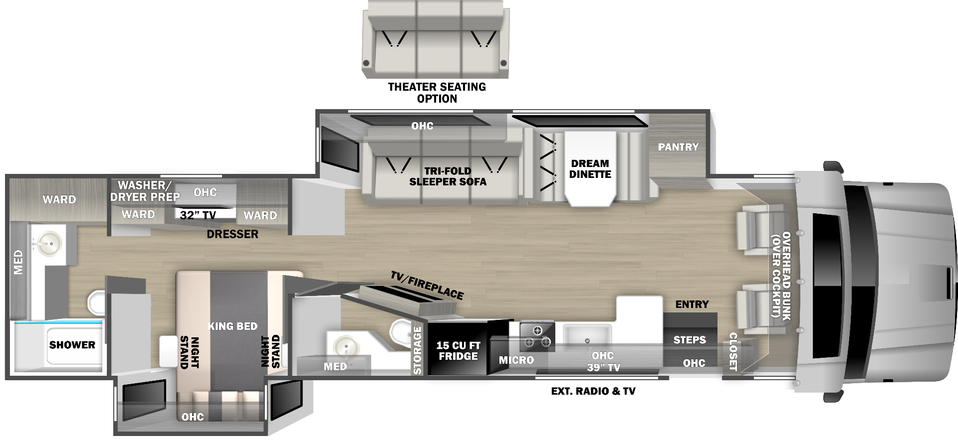 Dynamax 37CA floor plan