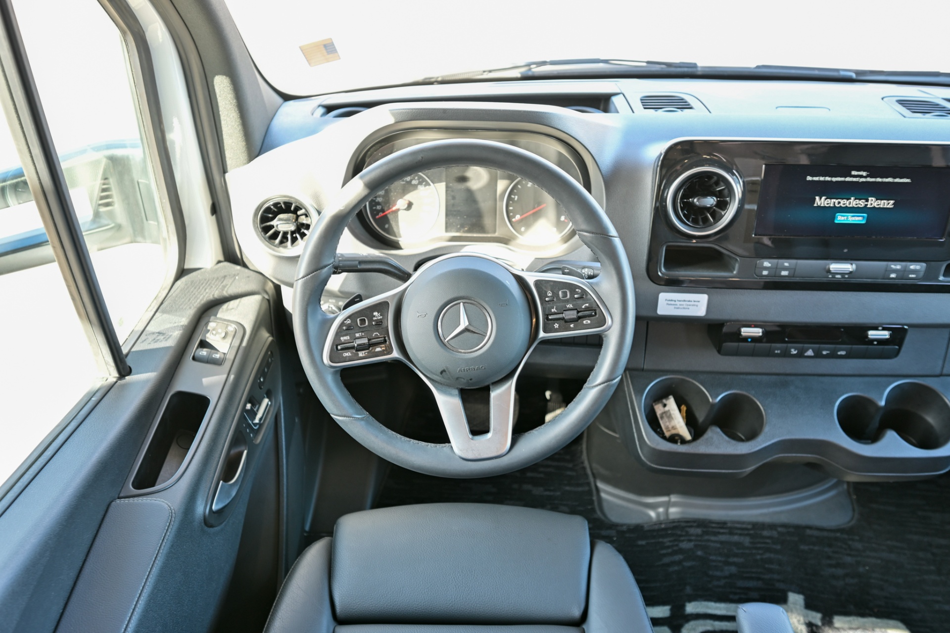 2025 Dynamax Isata 3 24FW Mercedes-Benz steering wheel and dashboard