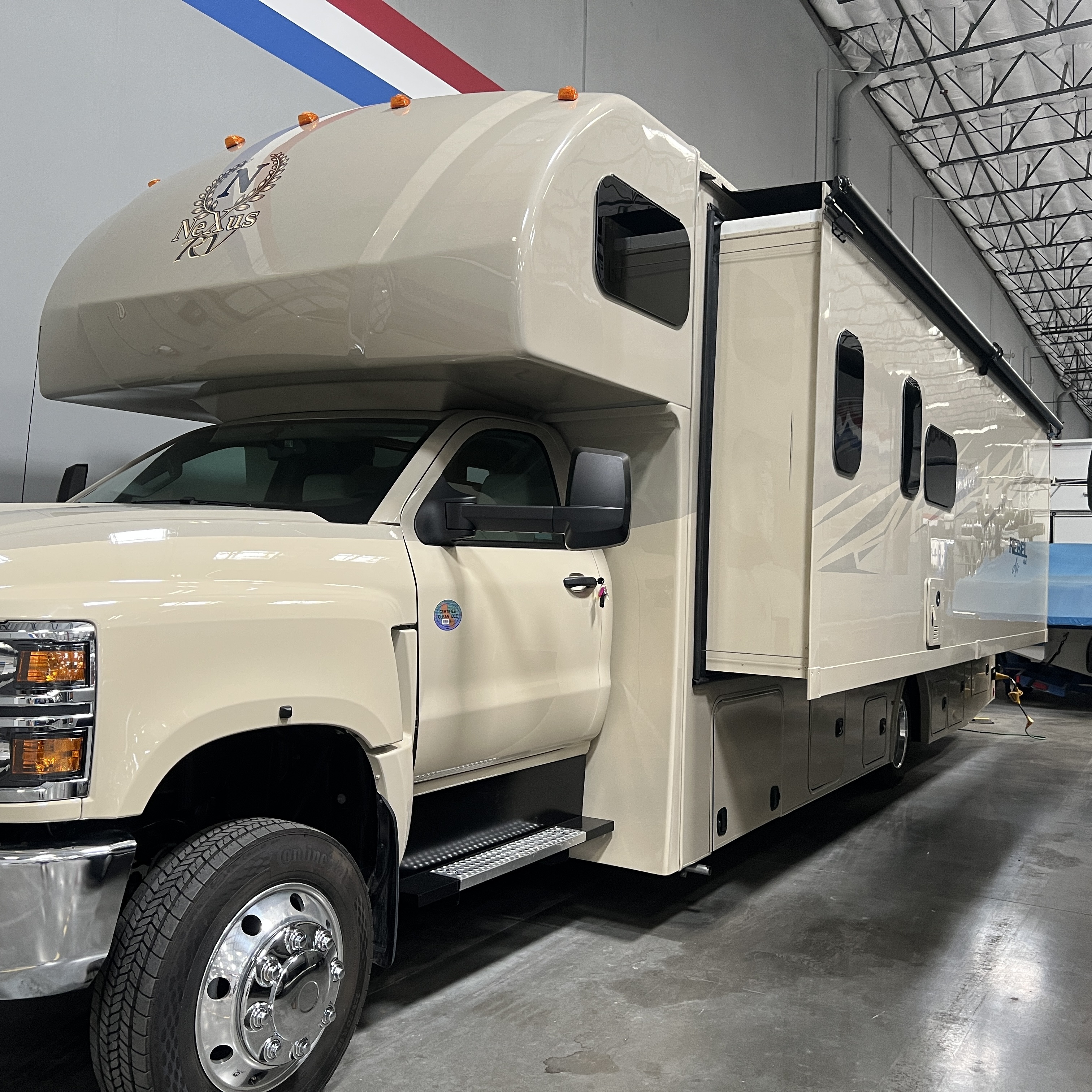2027 Nexus Rebel Air 35R exterior front three-quarter view