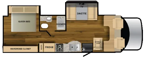 Nexus RV Rebel 31R floor plan