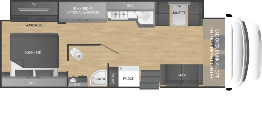 Nexus RV Rebel 35R floor plan