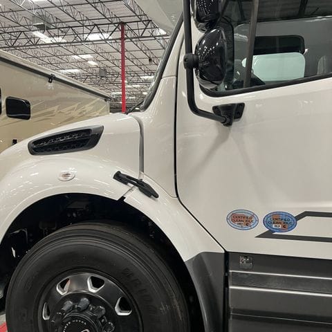 2027 Thor Pasadena SV 34XG front fender and mirror detail - thumbnail