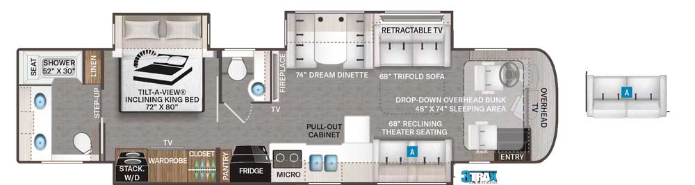 Thor Aria 3901 Floor Plan